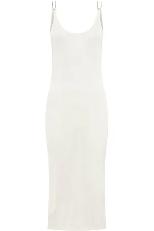 DION LEE Semi-sheer open-back midi dress