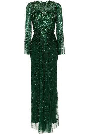 Jenny Packham Anja rhinestone-embellished gown