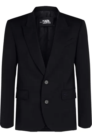 Karl Lagerfeld Peak-lapel single-breasted blazer