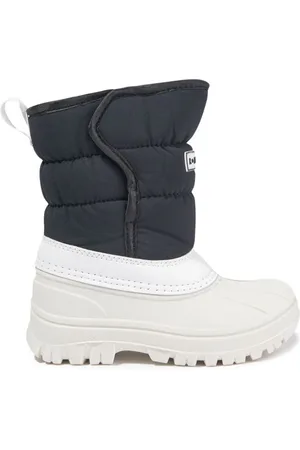 Roarsome Logo-appliqué quilted snow boots
