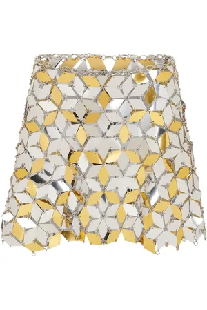 Paco rabanne Sparkles rhombic-paillettes miniskirt