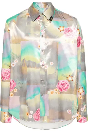 MARTINE ROSE Floral-print shirt
