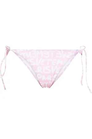 Vetements Logo-print bikini bottoms