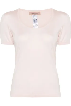 Twin-Set Knitted silk top