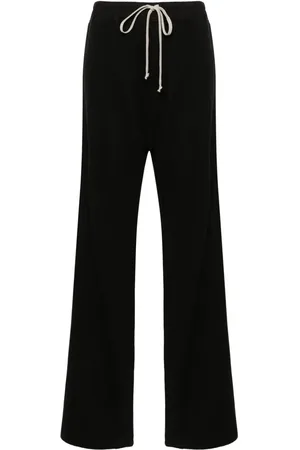 Nike Essentials logo-embroidered wide-leg Track Pants - Farfetch