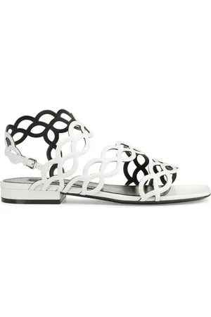 Sergio Rossi Mermaid leather sandals