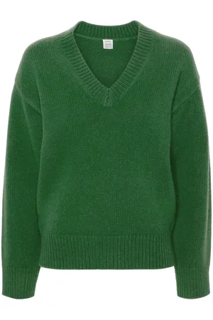 Totême V-Neck wool-cashmere jumper