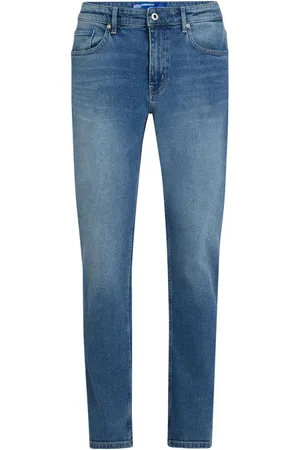 Karl Lagerfeld Logo-embroidered slim-fit jeans