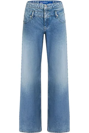 Karl Lagerfeld Low-rise wide-leg jeans