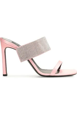 Sergio Rossi Sr Paris 95mm rhinestone-embellished leather sandals