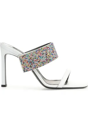 Sergio Rossi Sr Paris 95mm rhinestone-embellished leather sandals