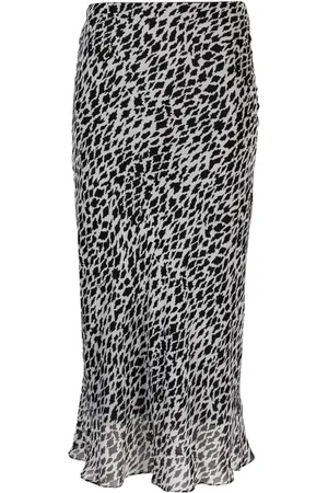 Patrizia Pepe Patterned georgette midi skirt