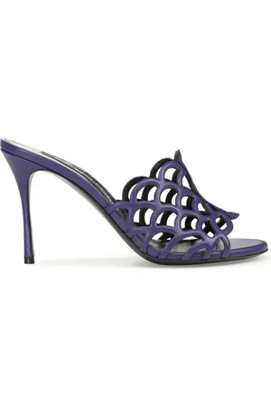 Sergio Rossi Sr Mermaid 90mm leather sandals