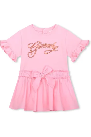 Givenchy Logo-embroidered flared dress