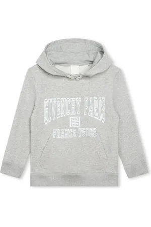 Givenchy Logo-print mélange-effect hoodie