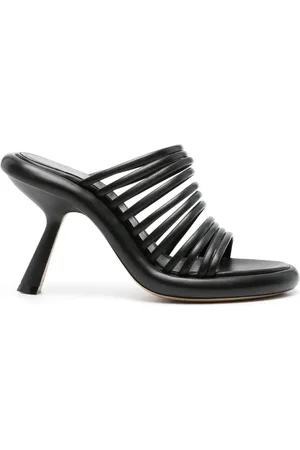 vic matiè Strappy leather mules