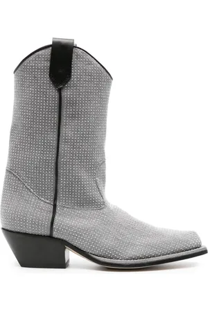 vic matiè Stud-embellished ankle boots