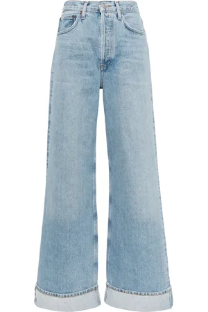 AGOLDE Dame high-rise wide-leg jeans