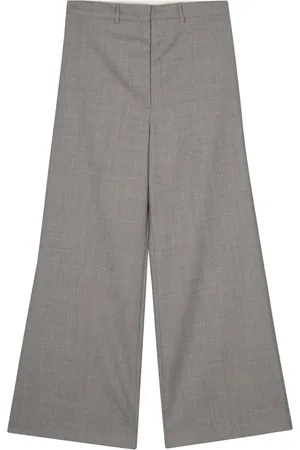 Low Classic Mélange wide-leg trousers