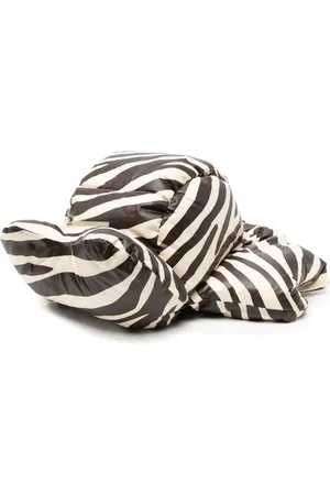 Cynthia Rowley Cloud zebra-print trapper hat