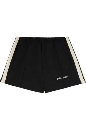 Palm Angels Side-stripe track shorts