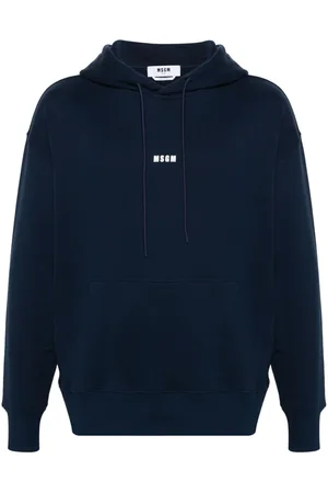 Msgm Logo-print cotton hoodie