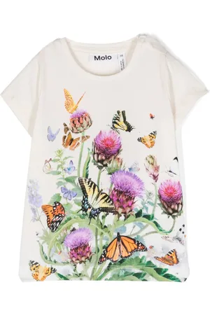 Molo Botanical-print organic cotton T-shirt
