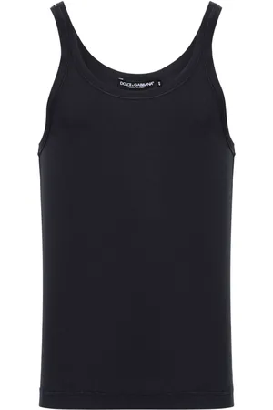 Dolce & Gabbana Ribbed cotton vest