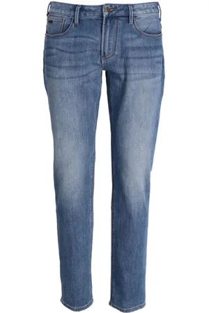 Emporio Armani Washed straight-leg jeans