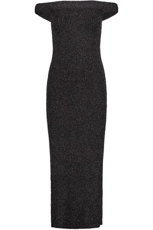 Totême Off-shoulder knitted dress
