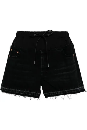 ACID WASH DENIM FOLDING WAISTBAND SHORTS – MARQUES ' ALMEIDA