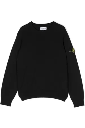 Stone Island Compass-badge cotton jumper