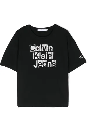 Calvin Klein Glitter-logo T-shirt