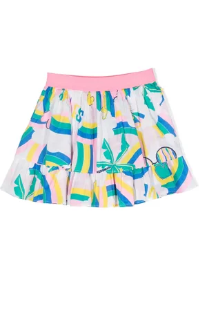Billieblush Layered cotton mini skirt