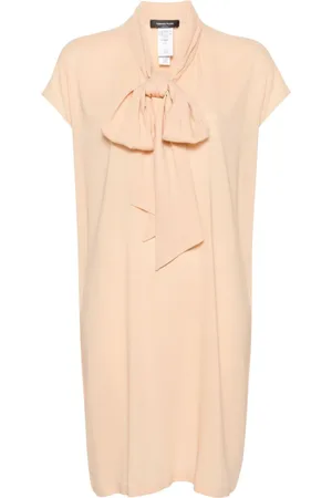 Fabiana Filippi Scarf-detail shift minidress