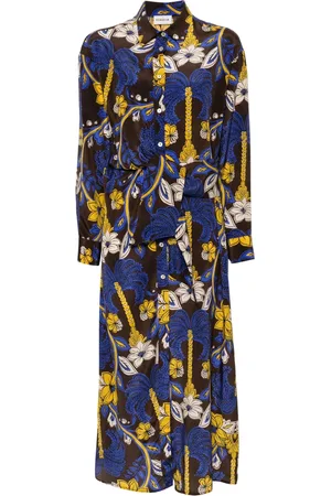 P.A.R.O.S.H. Draped silk shirt dress