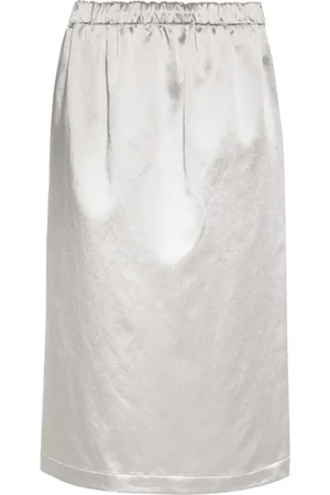 Fabiana Filippi Duchesse satin skirt