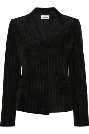 P.A.R.O.S.H. American-vent pinstriped blazer