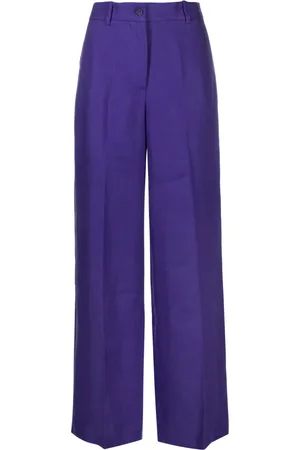 P.A.R.O.S.H. Straight-leg linen trousers