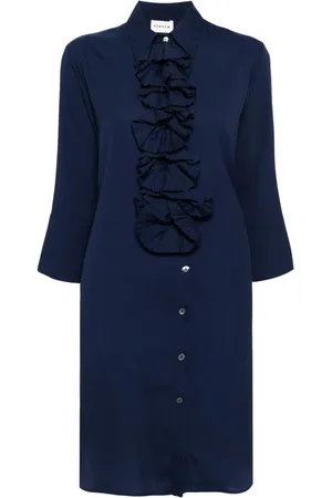 P.A.R.O.S.H. Ruffled-detail A-line dress