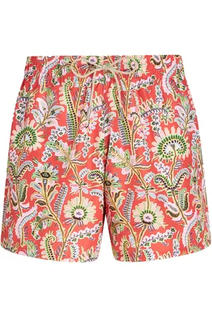 Etro Floral-print swim shorts