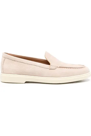 santoni Slip-on leather loafers