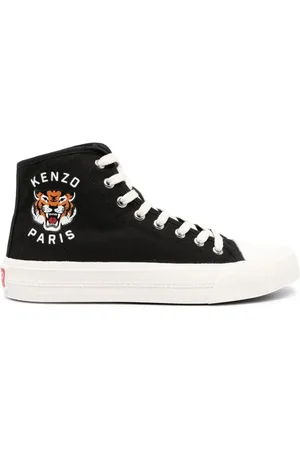 Kenzo Tiger-print high-top sneakers