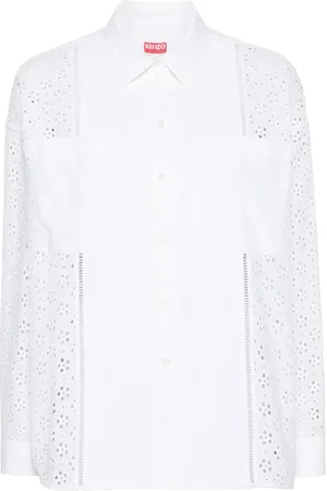 Kenzo Broderie anglaise shirt