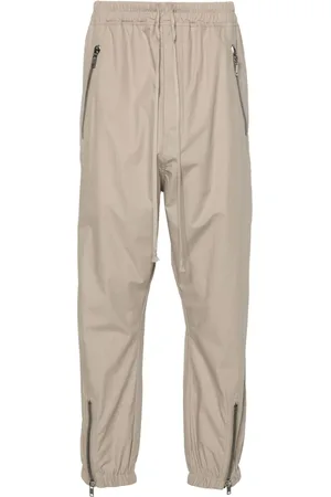 Rick Owens Tecuatl drop-crotch track pants