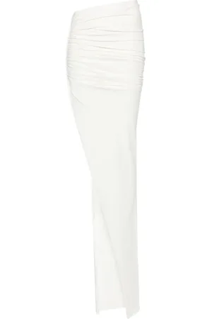 Rick Owens Edfu gathered-detail maxi skirt