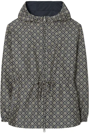 Tory Burch T Monogram-jacquard reversible jacket
