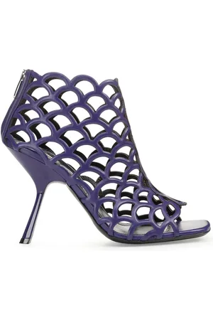 Sergio Rossi Mermaid leather cage sandals