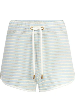 Nina Ricci Striped terrycloth mini shorts