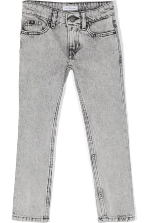 Calvin Klein Jeans mid-rise tapered-leg Jeans - Farfetch